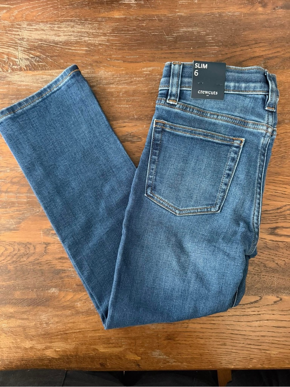Crewcuts Slim Kids Jeans - Medium Blue
